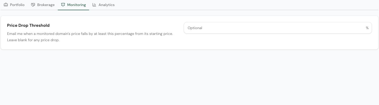 Set the email threshold in DNX Manage