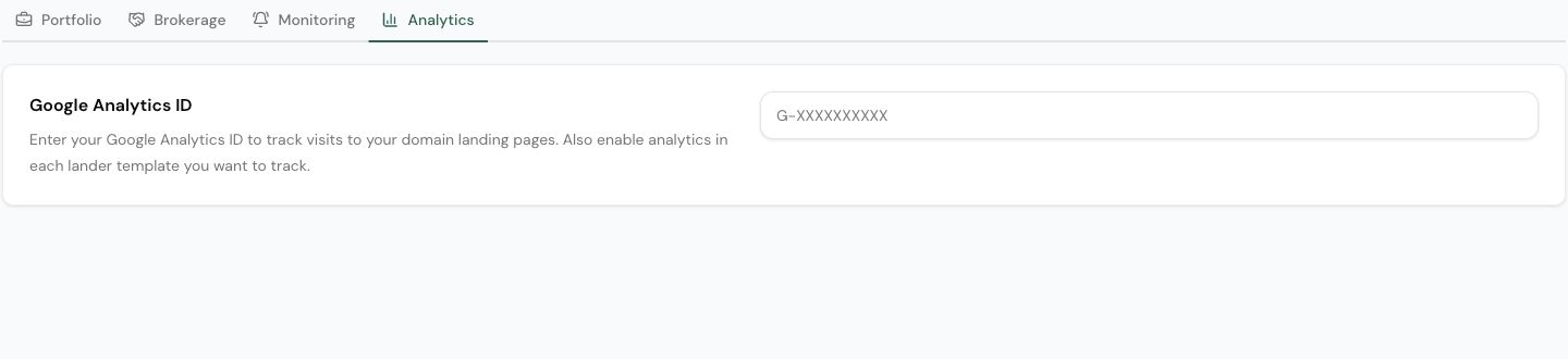 Connect Google Analytics in DNX Manage