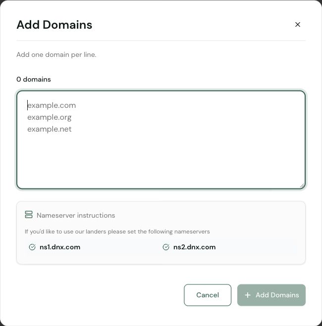 Open Import in DNX Manage