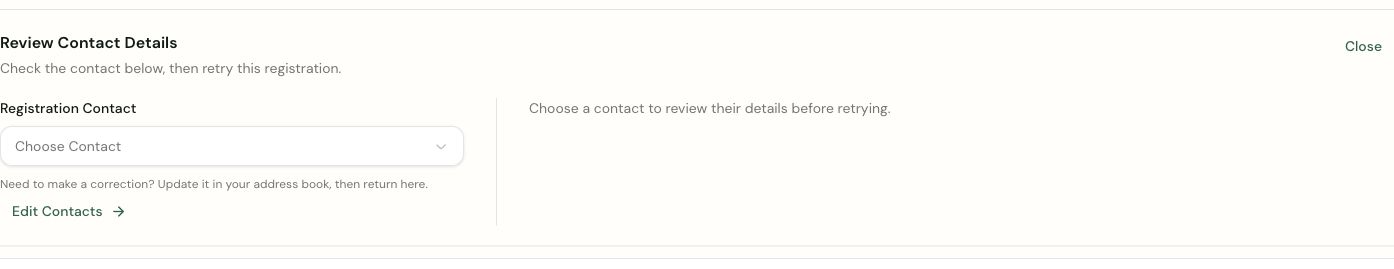 Resolve contact details in DNX Manage