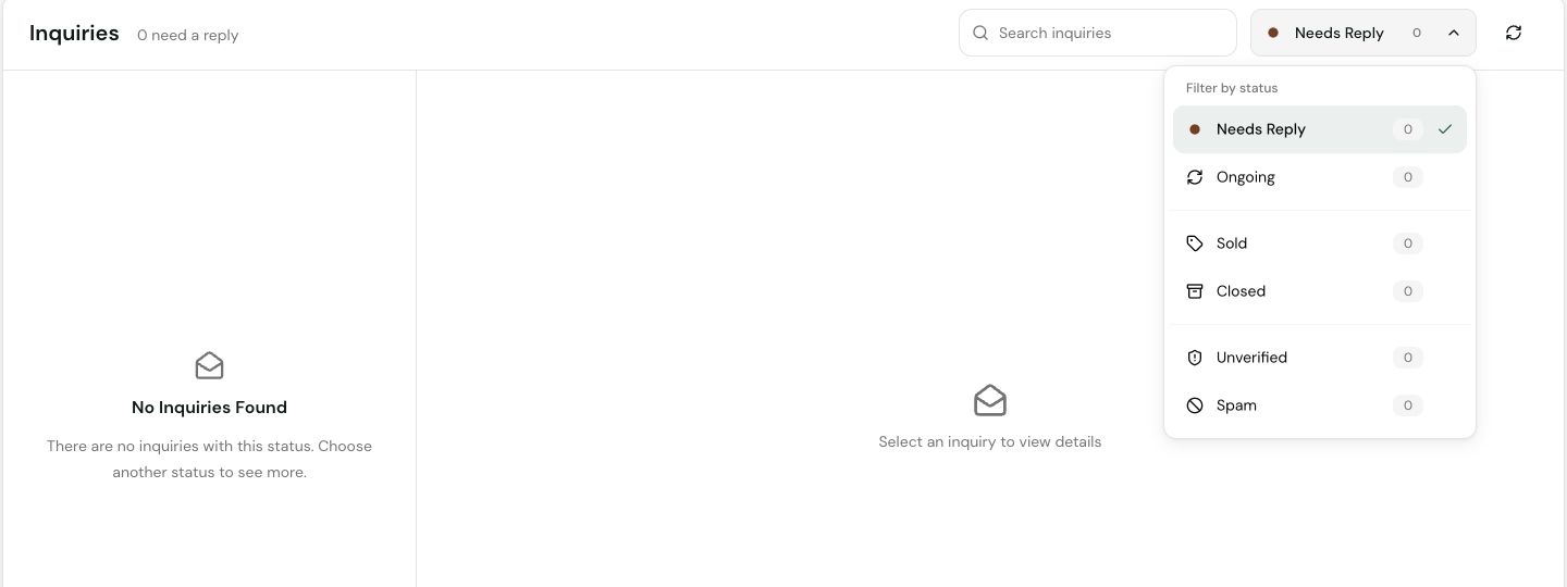 Open the inbox in DNX Manage