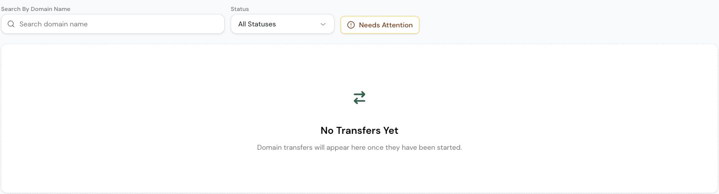 Open My Transfers in DNX Manage
