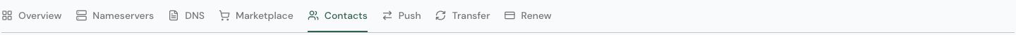 Open the Contacts tab in DNX Manage